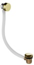 Vos Bath Filler Waste Click Slim Brushed Brass