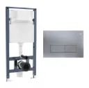 Wc 1.12mt Frame Pack Brushed Nickel