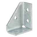 Strut Bracket Bend Vert 2hole-2hole with Support