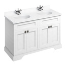 Burlington Double Basin Worktop White