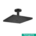Raindance E300 Shower Head With Ceiling Arm Matt Black