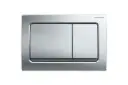 Alpha01 square flush plate chrome