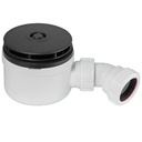 Shower Waste/Trap Dome 70 Black Matt