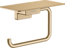 AddStoris Roll holder with shelf Brushed Bronze