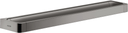 Single Towel Rail 600  Brushed Bronze
