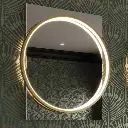 Solas60 Led Mirror Brushed Brass
