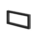 Blend Basin Shelf Wall Bracket Black