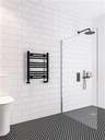 Wingrave 600x500 Towel Rail Black