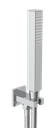 Square Outlet&Holder,Hose & Handshower Chrome