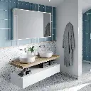 Exos120 Mirror Cabinet 2Dr