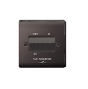 Fan Sw 3pole Bg BL-Nickel Raisd NBN15