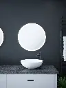 Sudbury 600 Round Led Mirror