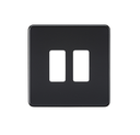 ML ScrLess BLk.Matt 2g Grid Plate GDSF002MB