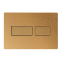 TECEsolid Dual Flush Knurled Brushed Brass