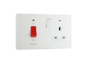Evolve Cooker Sw+Socket.Neo PearLWhite CL70W