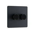 Evolve Dimmer 2g 5-100w MattGrey MG82B