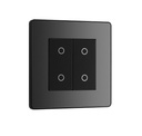 Evolve Touch Dimmer 2g Slave/Sec Led100w BlackChrome BCTDS2B