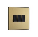 Evolve Switch 3g 2w SatinBrass SB43B