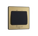Evolve Fan Sw 3pole SatinBrass SB15B