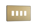 Evolve Grid 4g Bg Cover SatinBrass RPCDSB4B