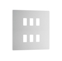 Evolve Grid 6g Bg 2row Cover BrushSteel RPCDBS6W