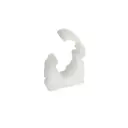 Talon 25mm White Hinged Pipe Clip p50