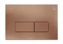 MikePro Toilet Flush Plate Brushed Bronze