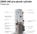 Bosch Compress 180l Slim Pre-plumbed Cylinder Indoor Unit 5800i AW