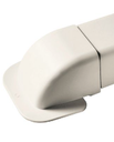 Trunking ASHP 140x80mm Wall Inlet 90d Ivory