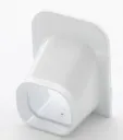 Trunking ACR 75mm Ceiling Cover Rosette White