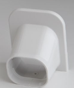 Trunking ACR 100mm Ceiling Cover Rosette White