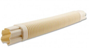 Trunking ACR 75mm Flexi Connector 500mm White Inaba (Special Ord 1-2days)