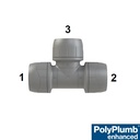 PolyPlumb 15x15x22 End & End Tee