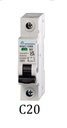 Wced MCB 20A C curve 6ka⨈