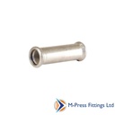 M Press SS 15mm Slip Coupler 120401515