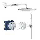 Grohtherm Concealed shower system with Rainshower Mono 310 Cp