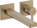 Tecturis E Wall Basin Mixer Brushed Bronze