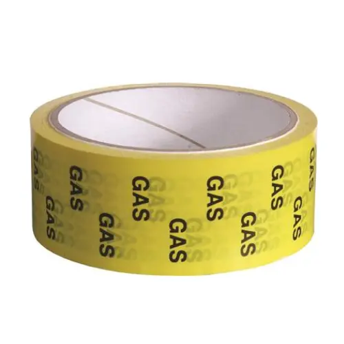 [10TMarkGasL] Gas Marking Tape Large Yellow
