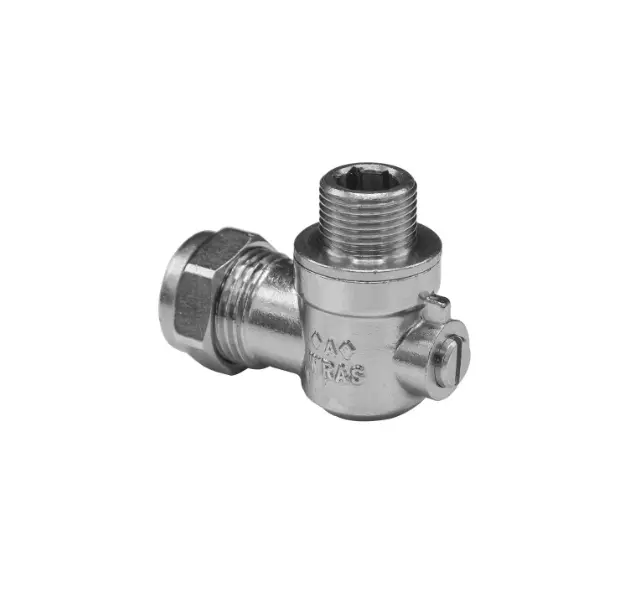 Isolation Valve 15x3/8" Mi Bend Slotted