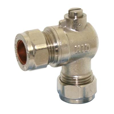 Isolation Valve 15mm Bend Sloted