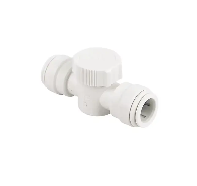 Isolation Valve 15mm Speed-Fit Wh + Handle