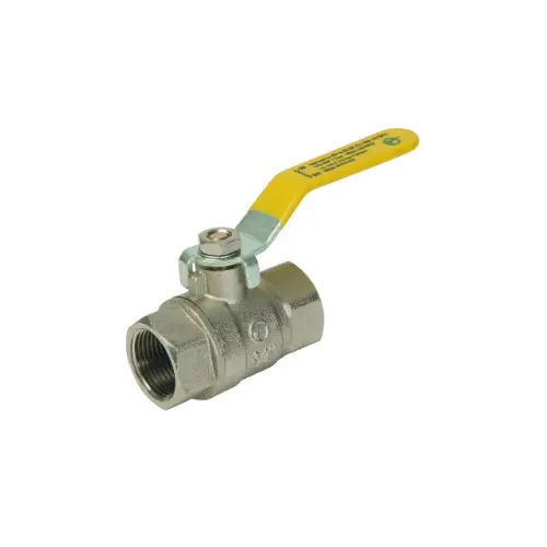 [11BBF5GAS] Lever Valve Gas 3/4" Fi x Fi Yellow