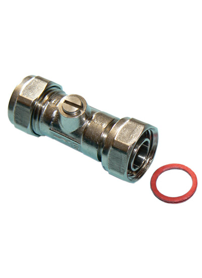 [11BBP15] Isolation Valve TapConn 15 x 1/2" SERVICE Straight