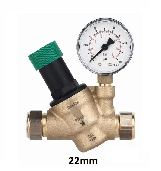 [11BP22P3+GG.HWL] Pressure Reducer 3B 22mm Honey D04FM-3/4ZGC