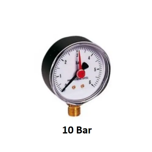 Pressure Gauge 10B 1/4" BTM Inlet 00612010
