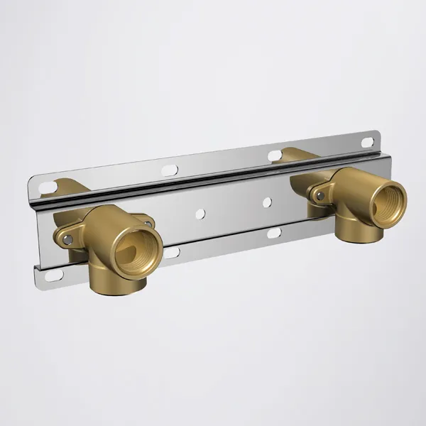 [11SWP.NP15BR,F] Shower Wall Plate 150x 1/2"Fi-Fi Flat