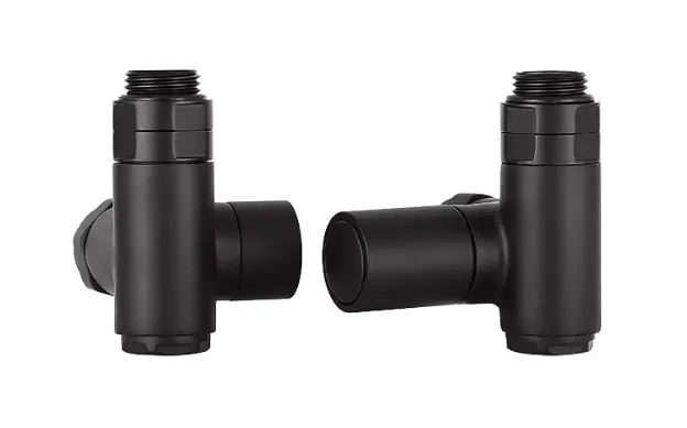 Dual Fuel Rad Valve Pair Matt Black                                                                                                                                                                                                                   