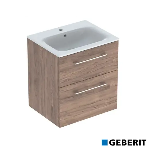 [4760Gb.501238] Selnova 600 Basin + Vanity Drw2 Hickory