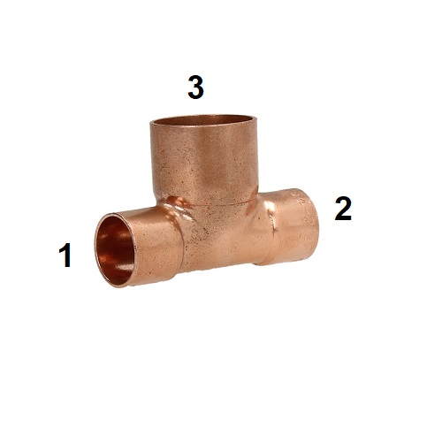 Endfeed 15 x 15 x 22 Tee E+E