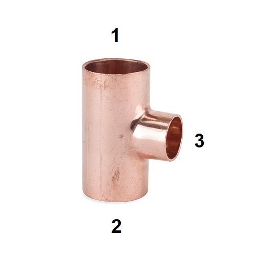 [11CE54FC35] Endfeed 54mm Tee 54x54x35 C